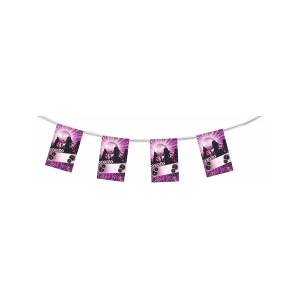 Guirlande soirée disco en papier ignifugé