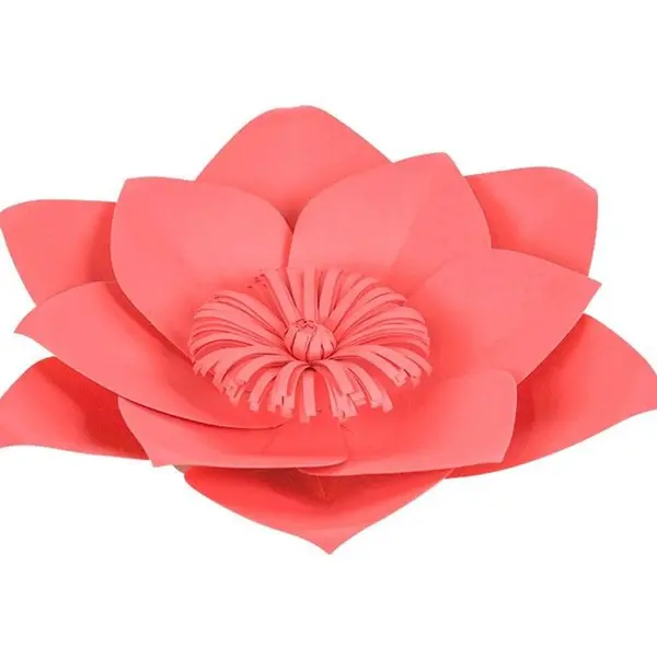 Fleur En Papier Clématite Rouge 20 cm - SkyLantern.fr