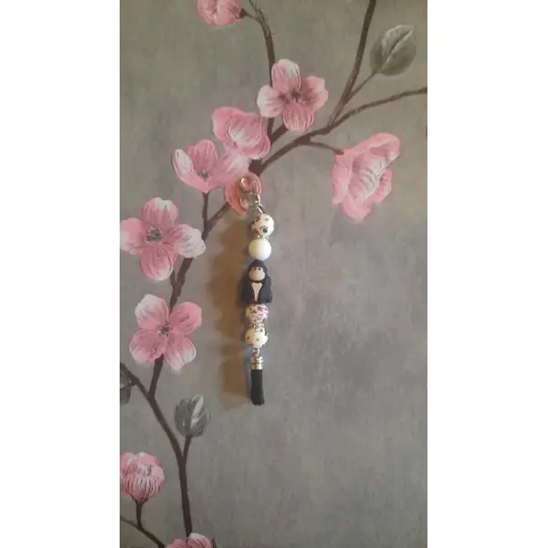 Porte clé fait main avec gorille