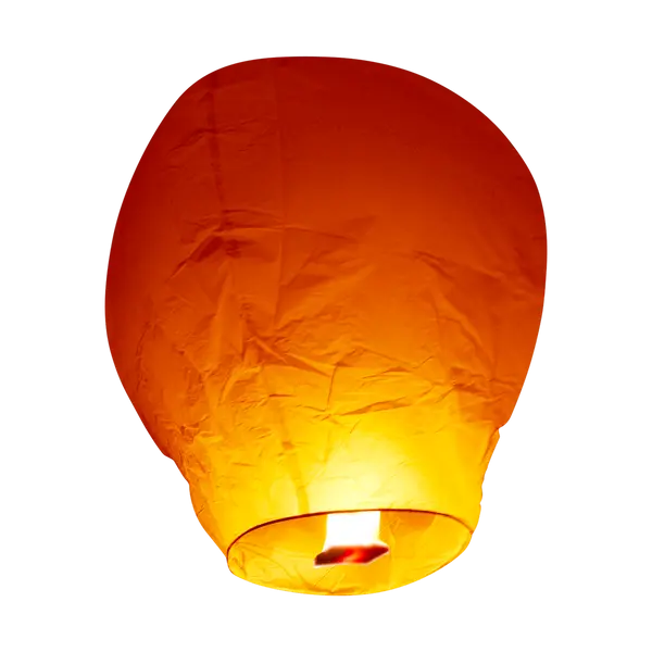 Lâcher De Lanternes Volantes Biodegradable Orange - Skylantern.Fr