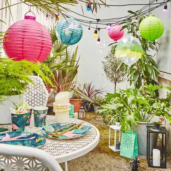 Boule Papier 30 cm Collection Tropical - SkyLantern.fr