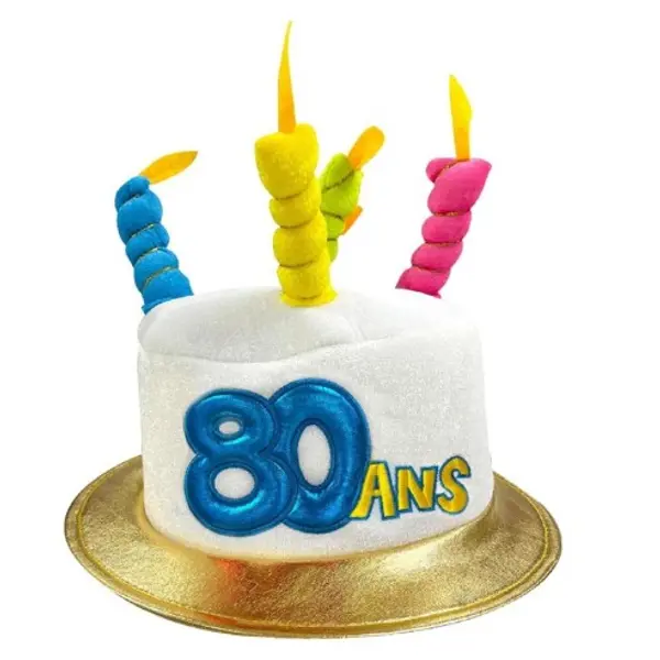 Chapeau anniversaire 80 ans