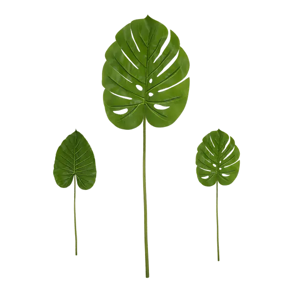 Feuille Mostera Exotique Plastique Vert - SkyLantern.fr