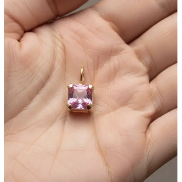 Pendentif bella or 18 carats rose