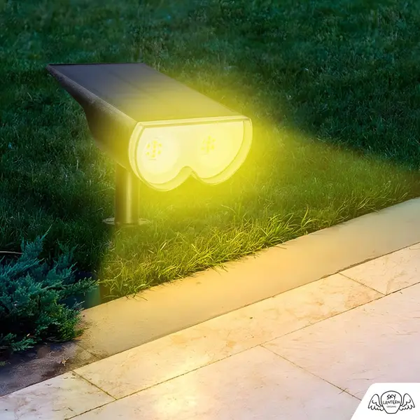 Spot LED Extérieur IP65 Solaires Puissant 300 lm x4