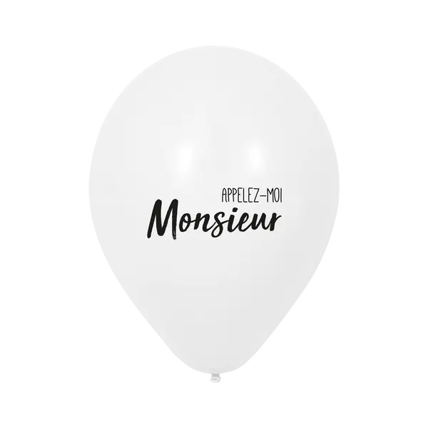 Ballon Mariage Appelez-moi Monsieur Blanc - SkyLantern.fr