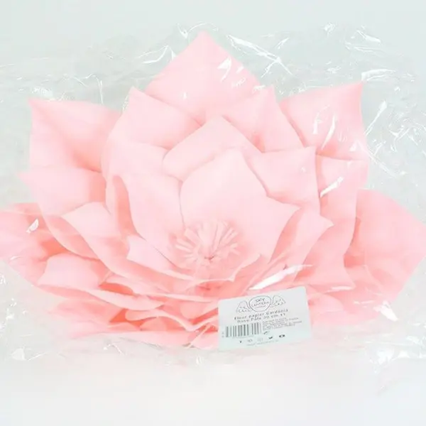 Fleur En Papier Gardénia Rose Pâle 30 cm - SkyLantern.fr