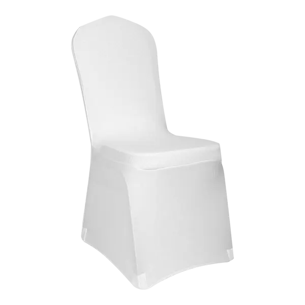 Housse de Chaise Extensible 90 cm Blanc - SkyLantern.fr