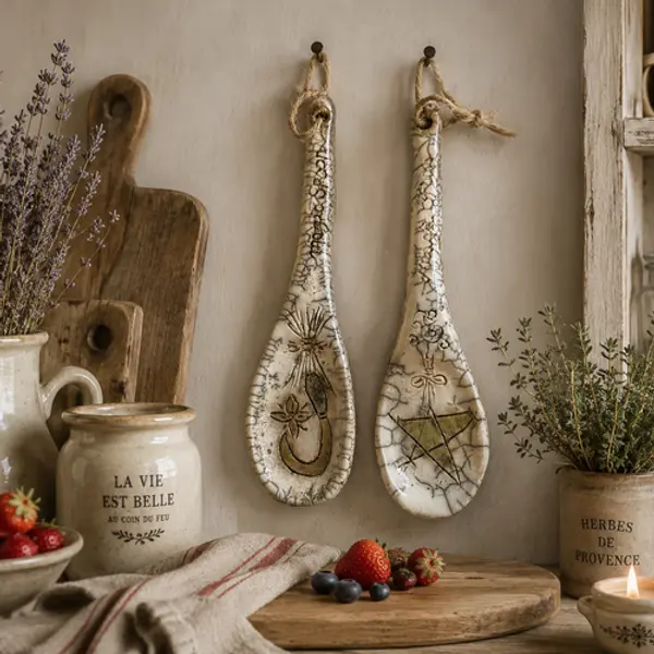 Cuillères en raku