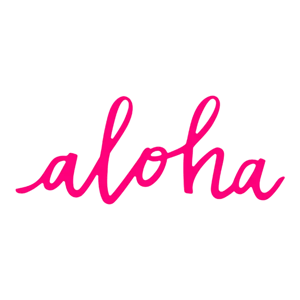 Fleur En Papier Carton Aloha Rose x6 - SkyLantern.fr