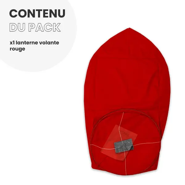 Lâcher De Lanternes Volantes Rouge - Skylantern.Fr